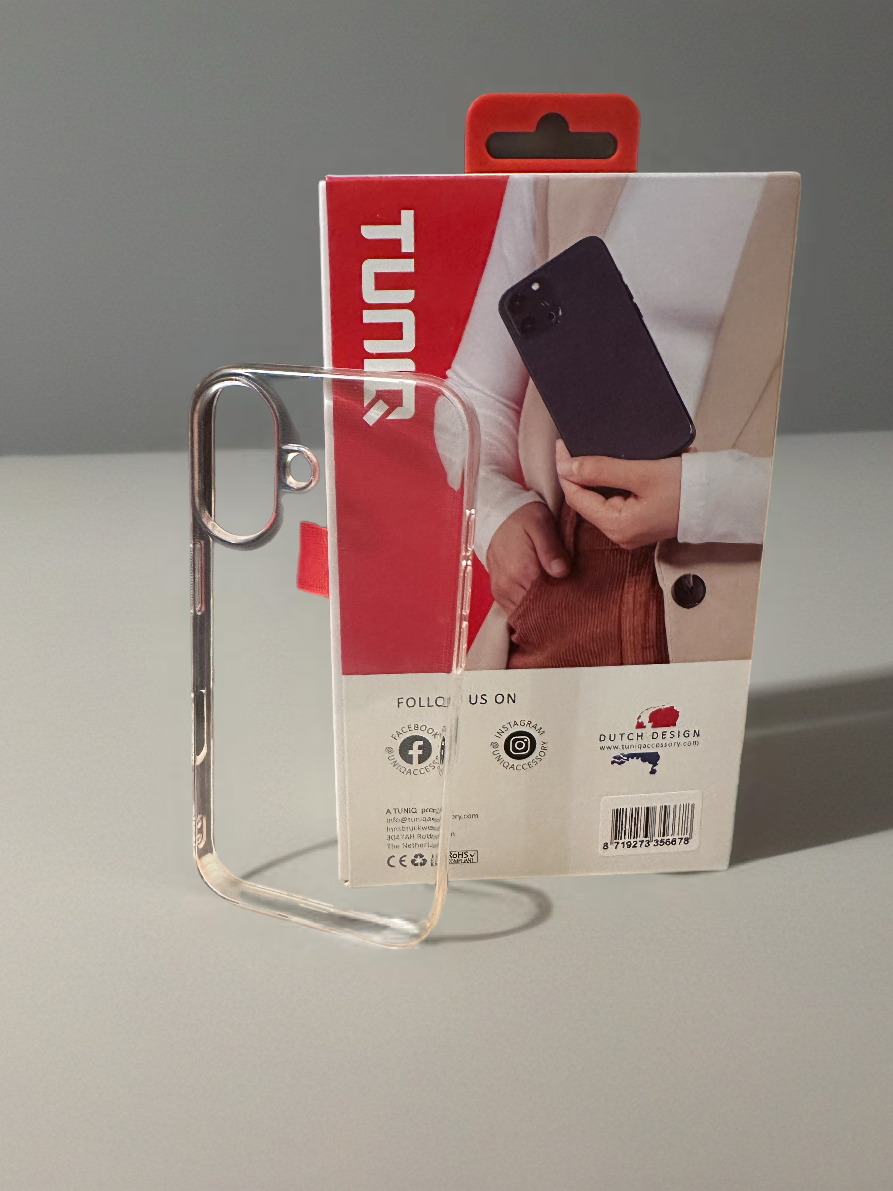 TUNIQ Transparent Cover til iPhone 17
