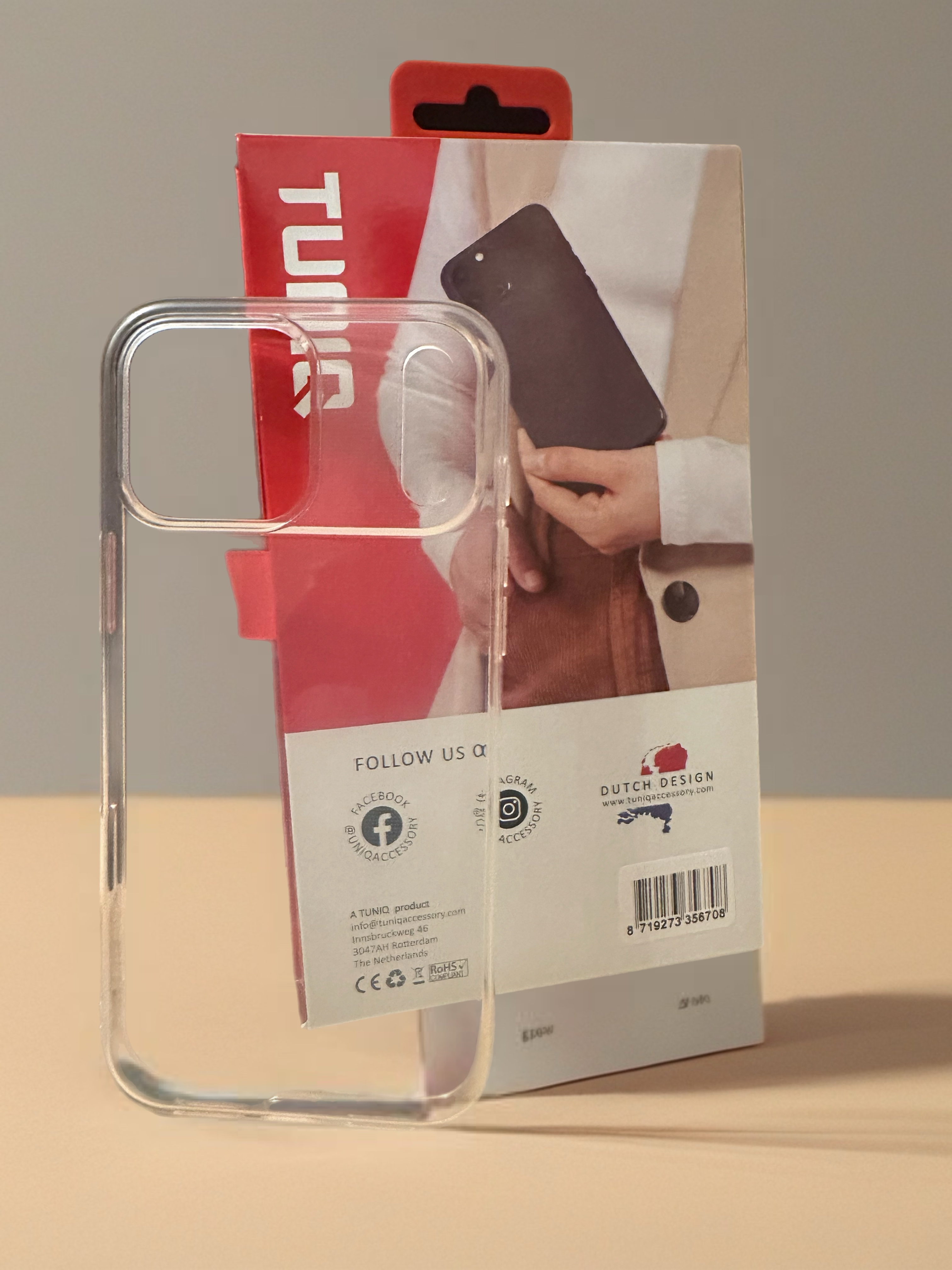 TUNIQ Transparent Cover til iPhone 17 Pro Max