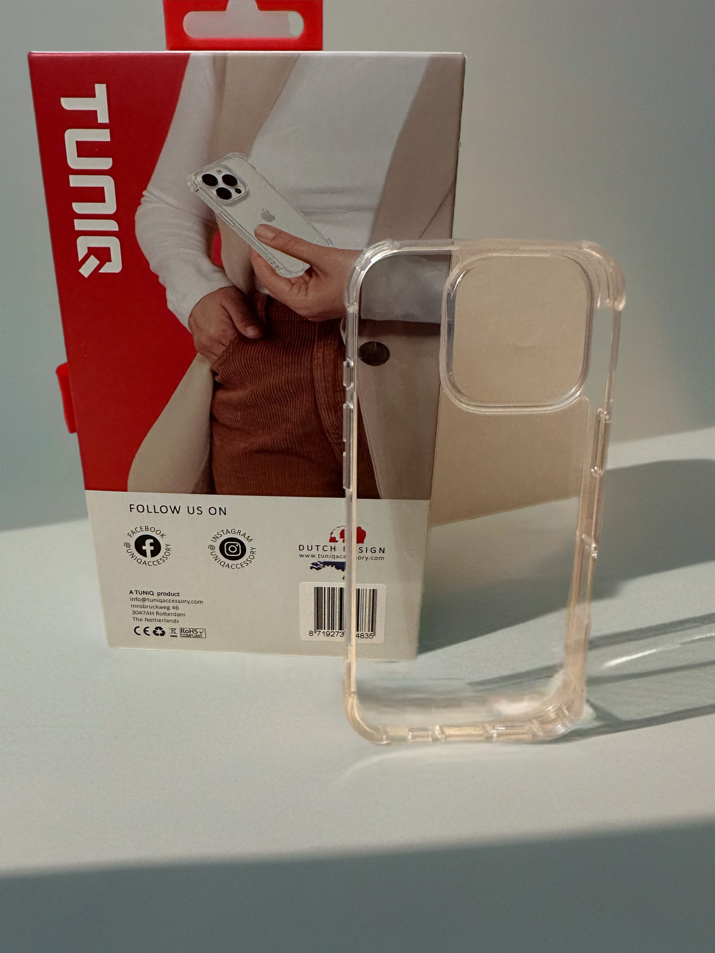 Transparent Back Cover til iPhone 16 Pro