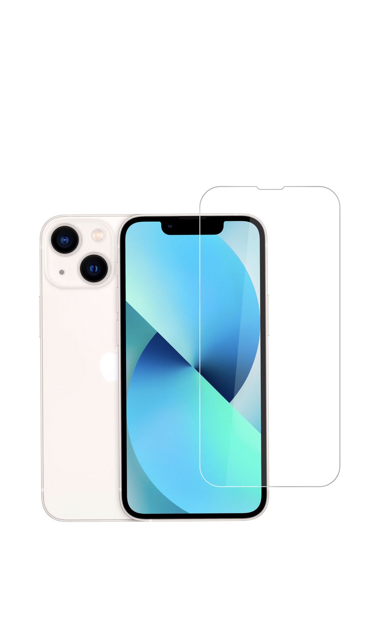 UNIQ Accessory iPhone 13 Serie Skærmbeskyttelse – Krystalklar og holdbar beskyttelse