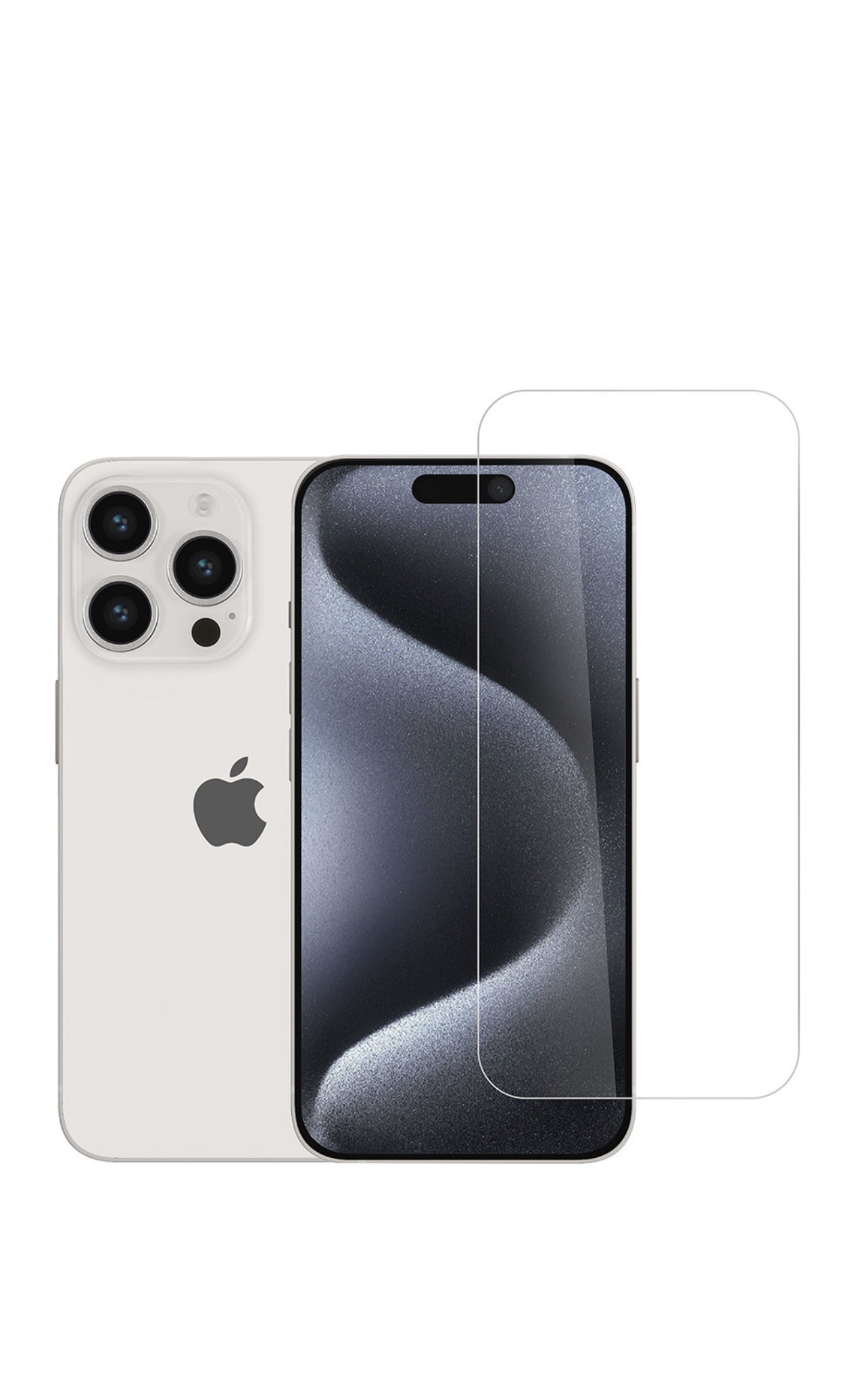 TUNIQ Hærdet Glas Skærmbeskyttelse til iPhone 16 Pro